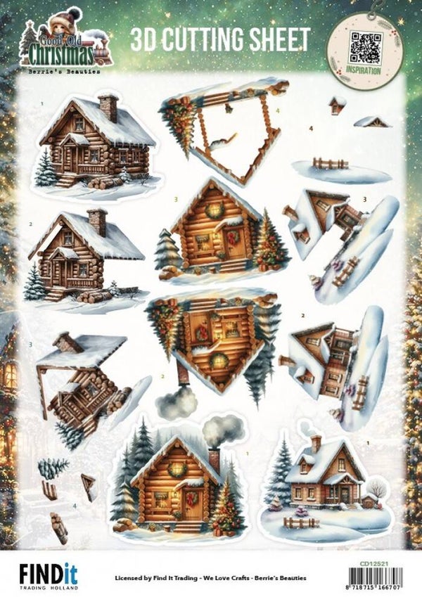 Berries Beauties - Good Old Christmas - Houses     CD12521
