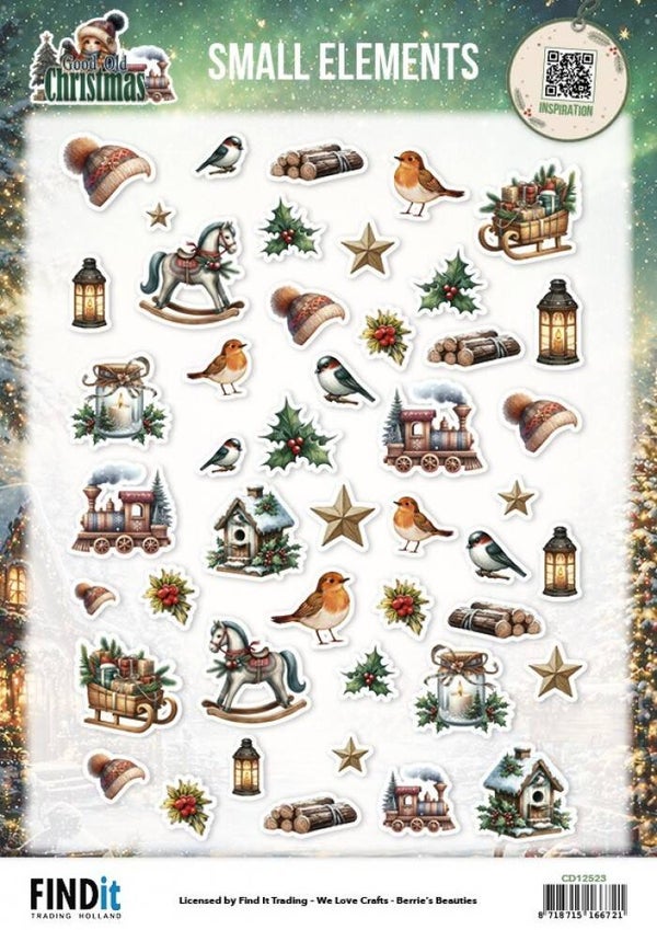 Berries Beauties - Good Old Christmas - Small Elements     CD12523
