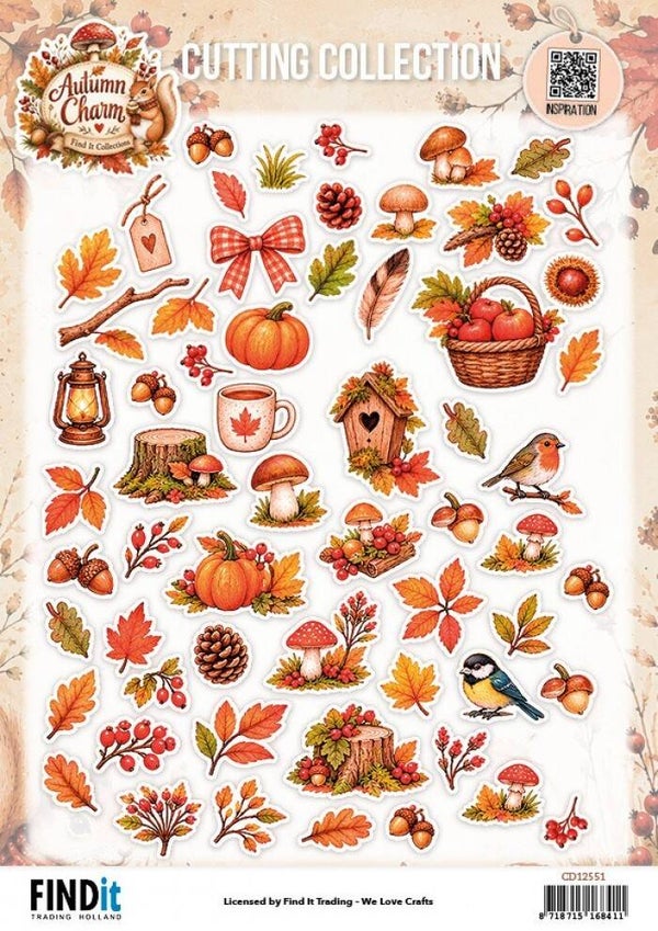 Find It Collection - Cutting Collection - Autumn Charm - Warm & Wonderful     CD12551