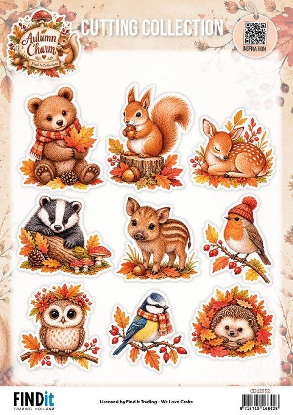 Find It Collection - Cutting Collection - Autumn Charm - Colors of Fall     CD12552