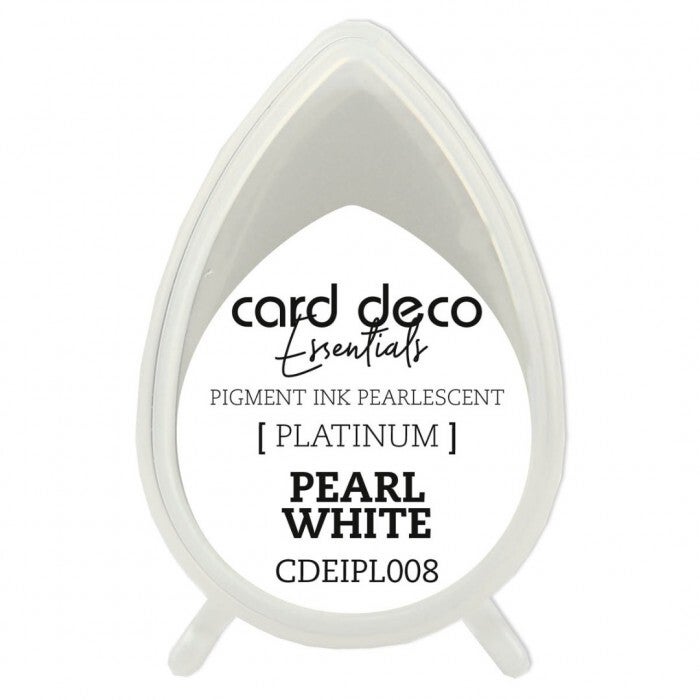 Card Deco Essentials Pigment Ink Pearlescent Pearl White    CDEIPL008