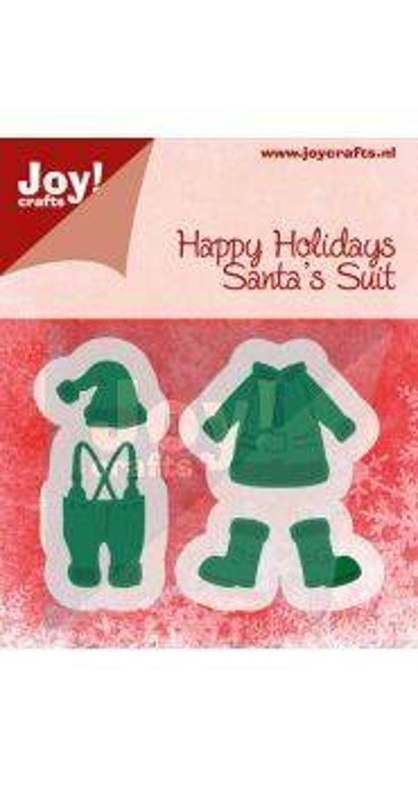 Cutting & Embossing stencil - Kleding van kerstman - 6002/2043
