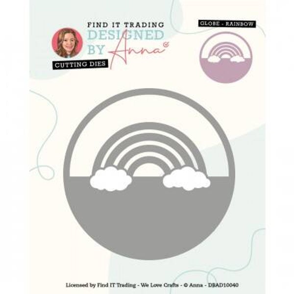 Designed By Anna - Mix And Match Cutting Dies - Rainbow    DBAD10040