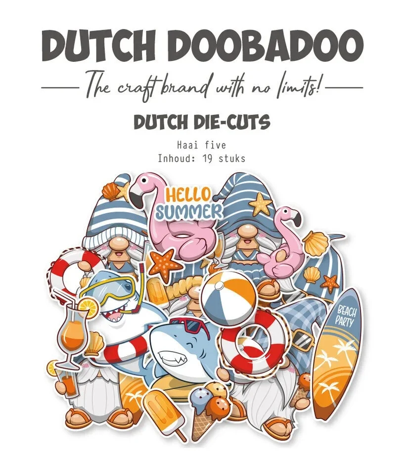 Dutch Doobadoo Dutch Die-Cuts Haai Five (474.007.037)