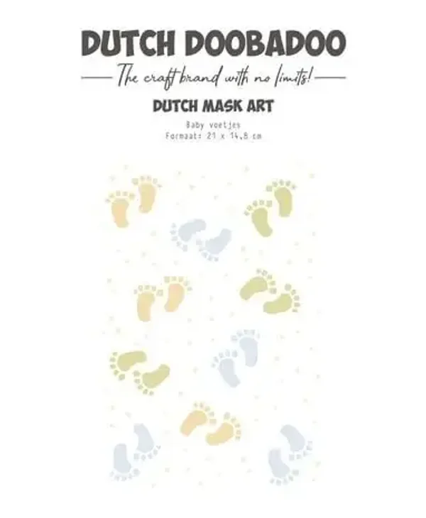 Dutch Doobadoo Dutch Mask Art A5 Baby Feet (470.784.292)