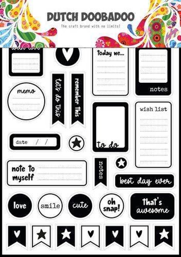 Dutch Doobadoo Dutch Sticker Art A5 Notes 491.200.025