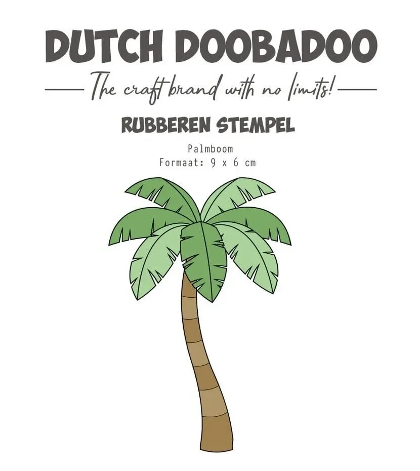 Dutch Doobadoo Rubber Stamp Palmboom (497.004.009)