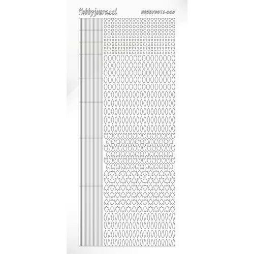 Hobbydots sticker - Adhesive - White   STDA050