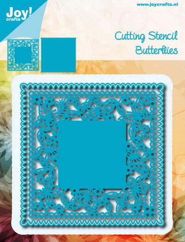 Joy! crafts  Square Butterfly with frame - 6002/0987