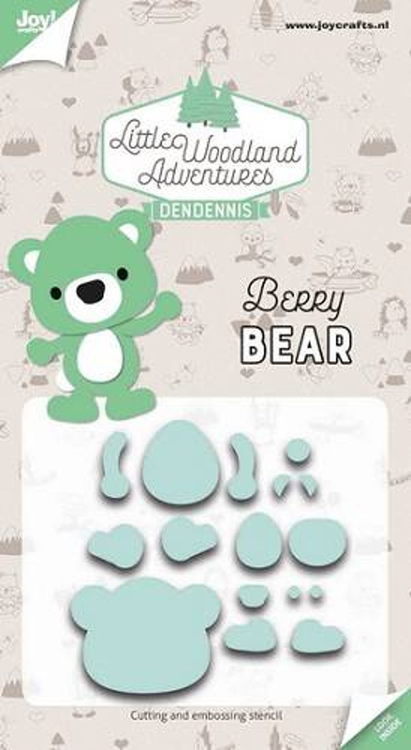 Joy! stencil Dendennis LWA Berry Bear 6002/3121