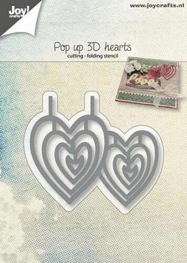 Joy! stencil pop-up harten -  6003/2020
