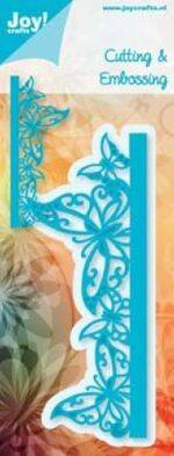 Joy! stencil rand vlinders  - 6002/0251