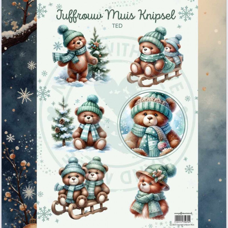 Juffrouw muis knipsel Ted