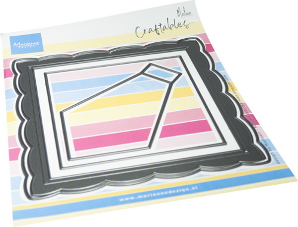 Craftables stencil Photo frame - square     CR1747