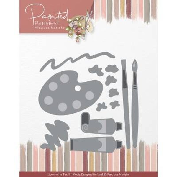 Precious Marieke - Painted Pansies - Painting Set    PM10263