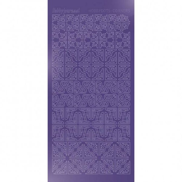 Hobbydots Corners - Mirror Purple    STDMC9