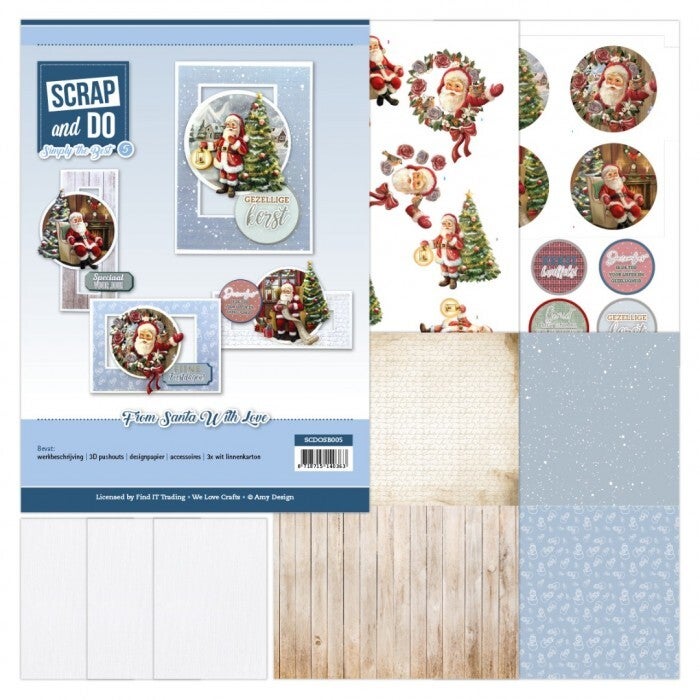 Scrap And Do Simply The Best 5 - Amy Design - From Santa With Love   SCDOSB005