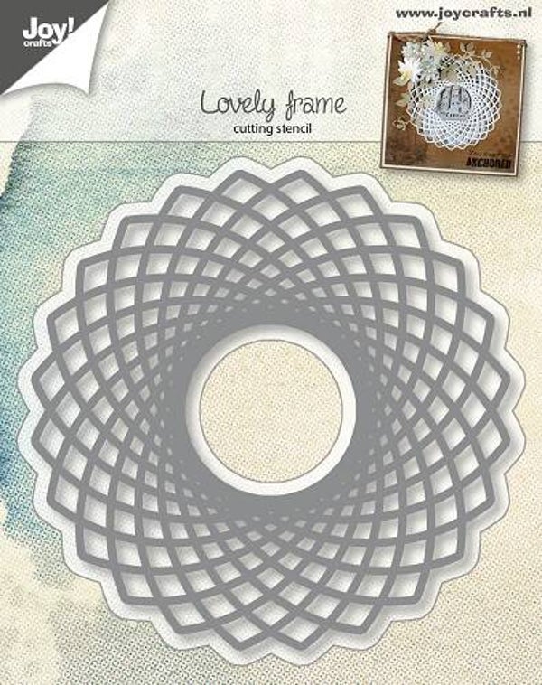 Snijstencil - Lovely Frame - Spirocirkel -  6002/0948