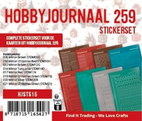 Stickerset Hobbyjournaal 259