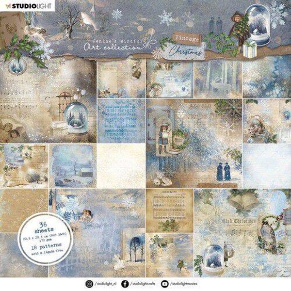 Studio Light Paper Pad Vintage Christmas nr.114 JMA-VC-PP114