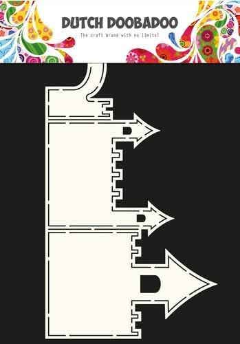 Dutch Card Art Stencil kasteel A4 - 470.713.626