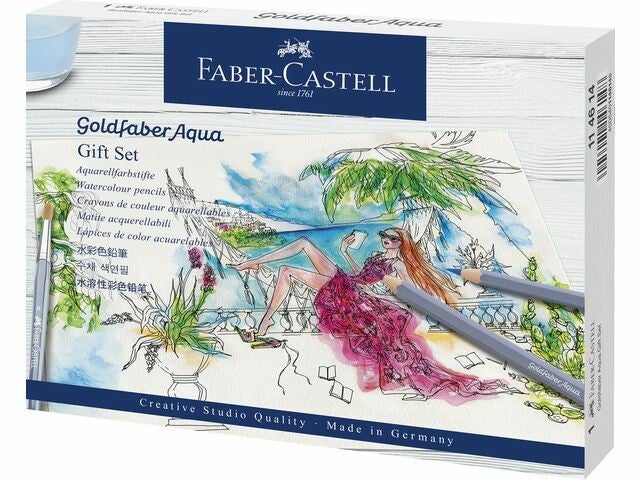 Faber Castell kleurpotlood Faber-Castell Goldfaber Aqua gift set