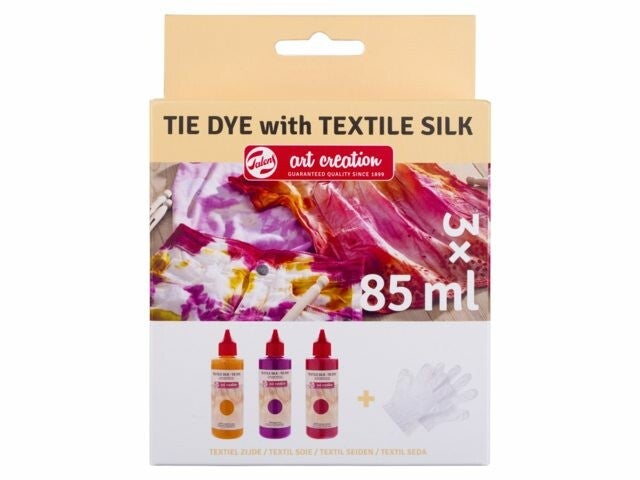 Talens Art Creation Tie Dye se t Geel Roze Karmijn 3x 85 ml