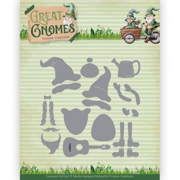 Yvonne Creations - Great Gnomes - Great Gnome Couple    YCD10351