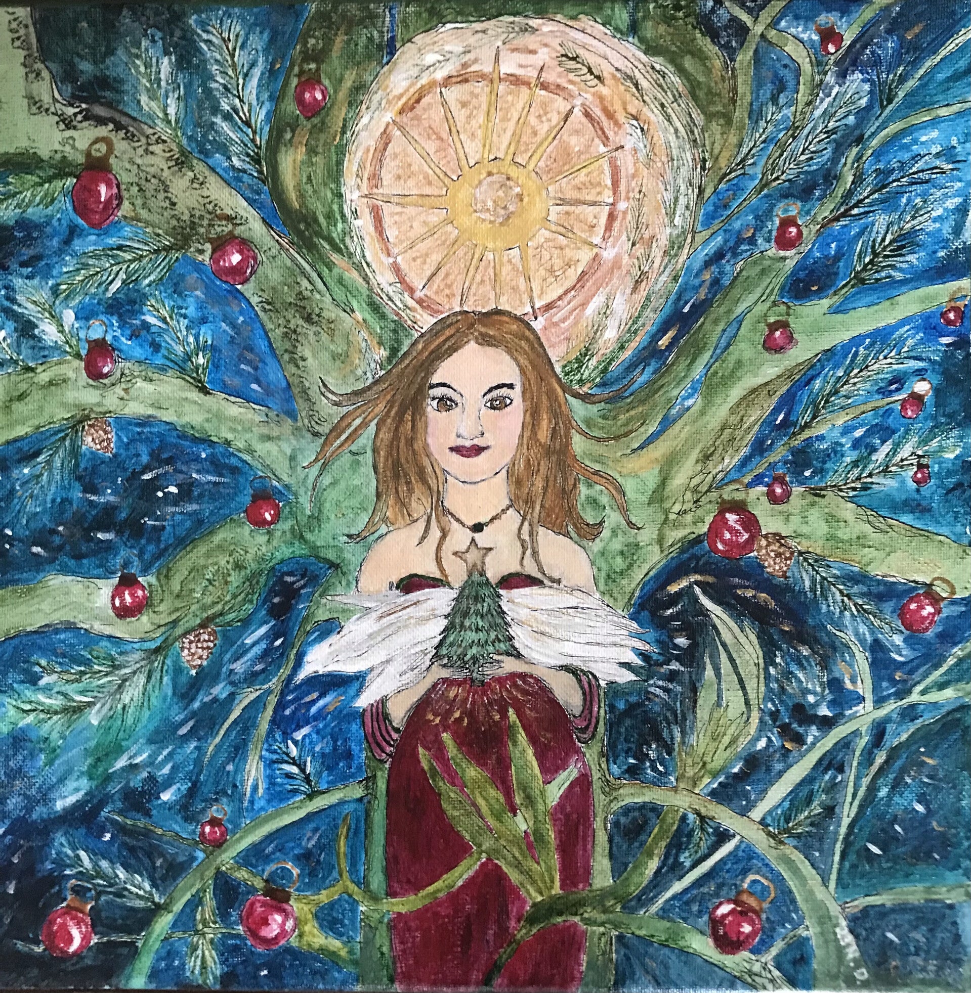 Advent Tree Spirit (Print)