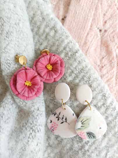 Twee paar oorbellen Jente