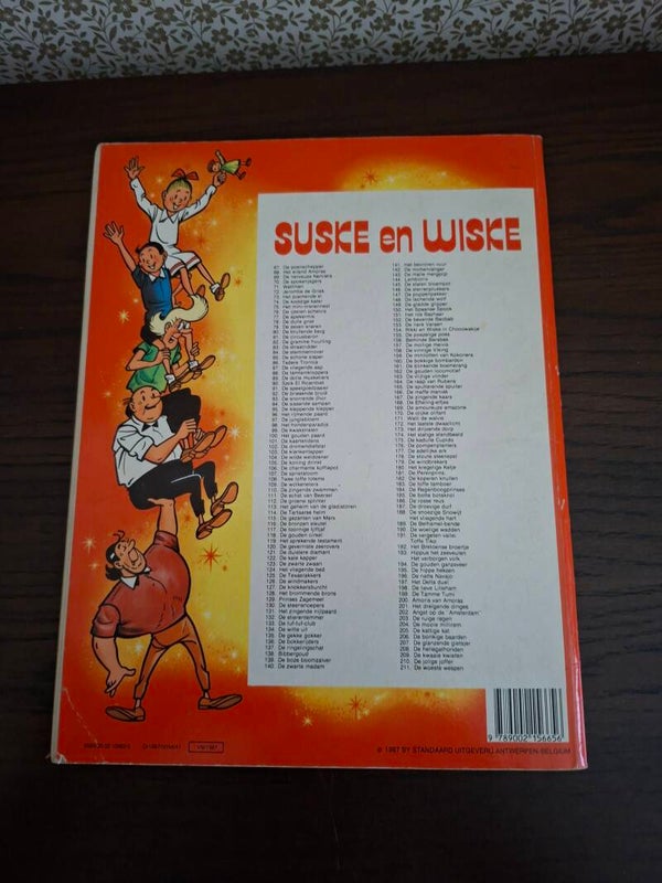 Suske en Wiske nr. 211 – De woeste wespen – Eerste druk 1987