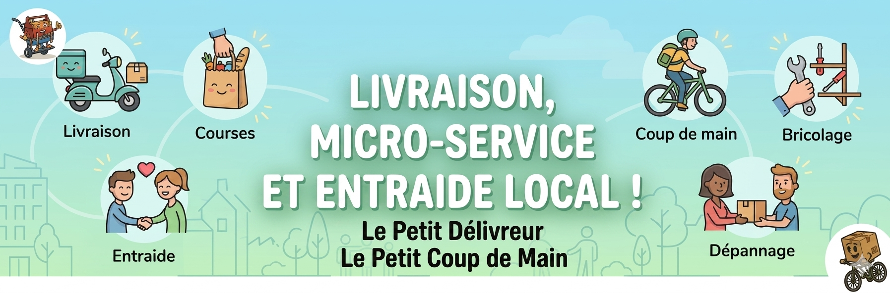 Livraison et micros-services en local https://www.lepetitdelivreur.fr