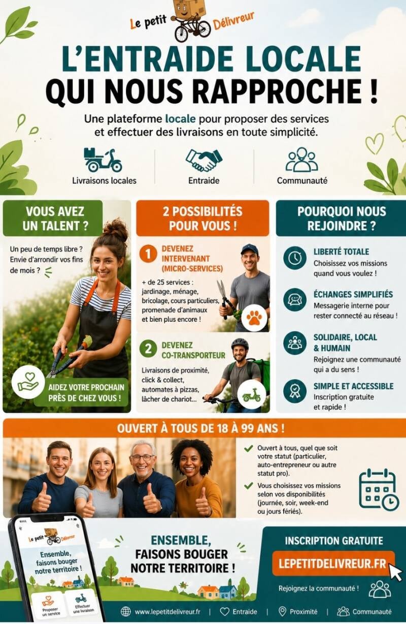 Livraisons et micros-services en local https://www.lepetitdelivreur.fr