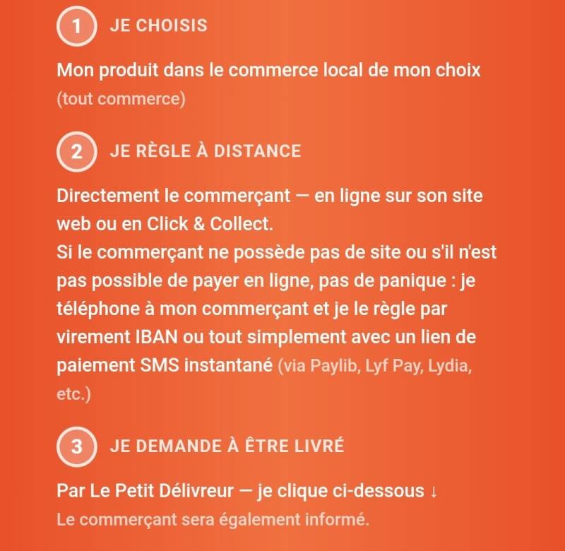 Demande de livraison avec https://www.lepetitdelivreur.fr