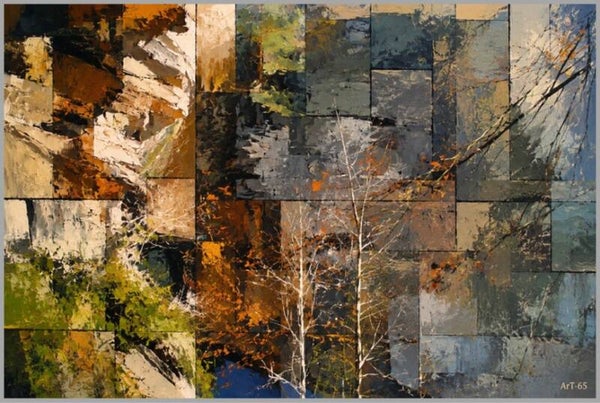 Afm. 90x60x2cm Canvas Berdorff kunstzinnig 4