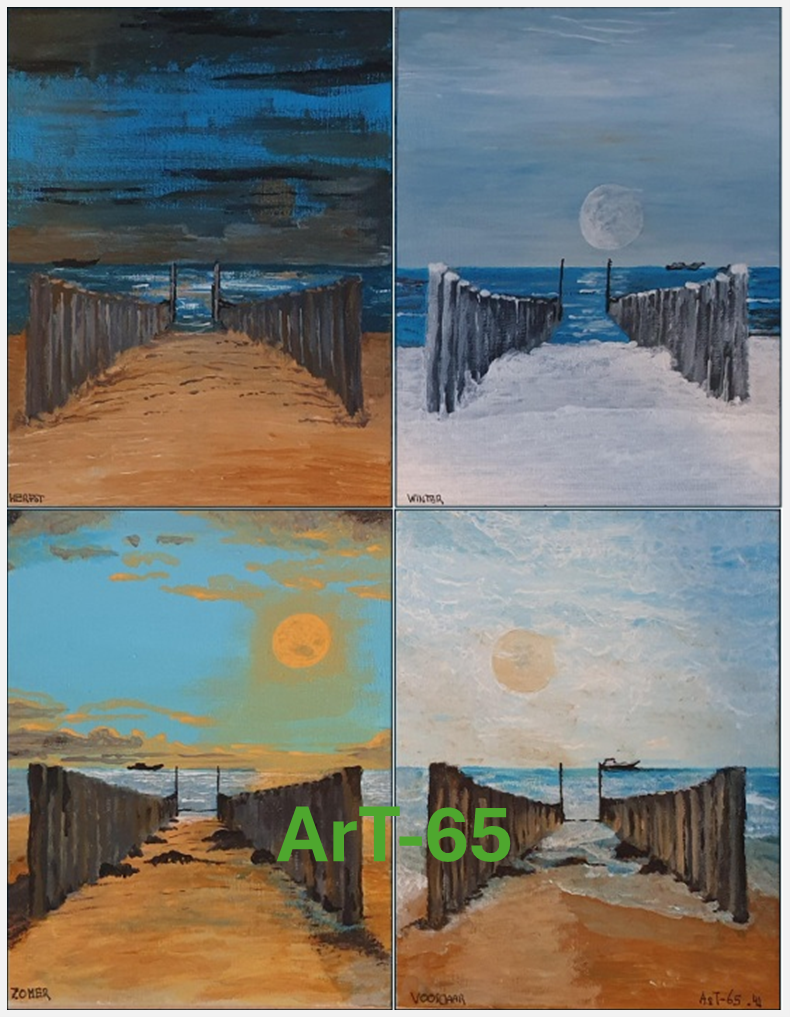 Jaargetijden strand