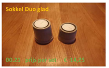 Sokkel duo glad