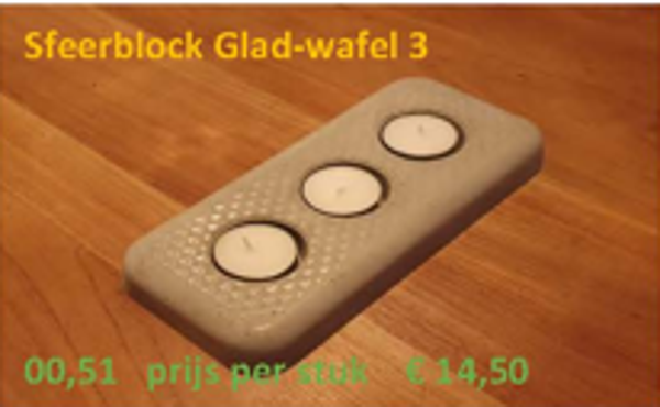 Sfeerblock wafelmotief 3