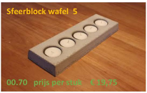 Sfeerblock wafelmotief 5