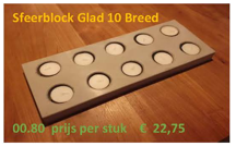 Sfeerblock glad 10