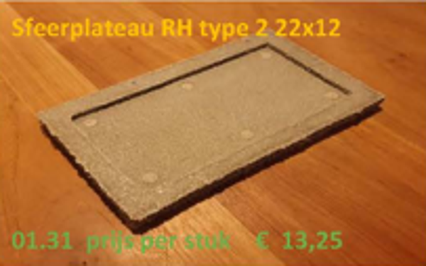 Sfeerplateau vlak 22x12