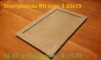 Sfeerplateau vlak 30x19