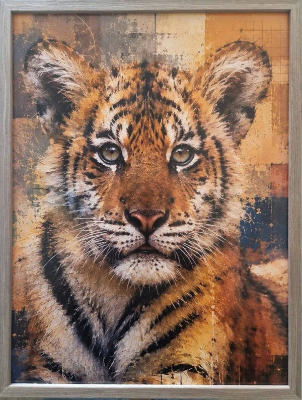 Afm. 320x420  Abstract Tijger Front