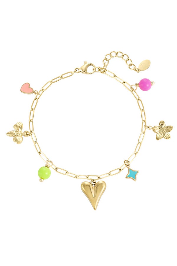 Bedelarmband color splash