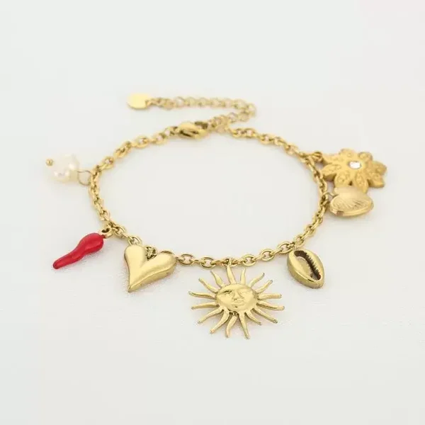 Bedelarmband ''spicy sun''