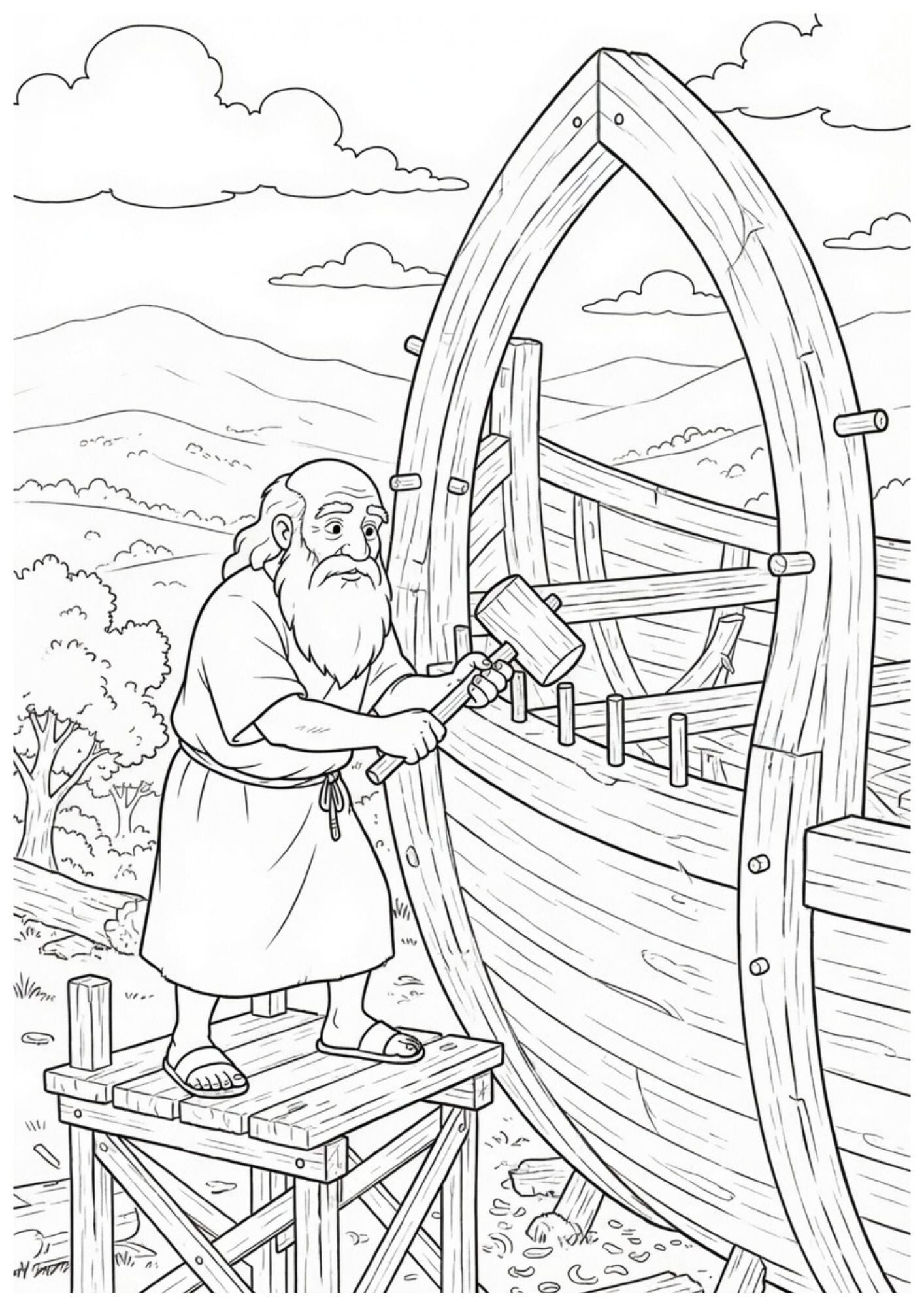 Noah bygger arken