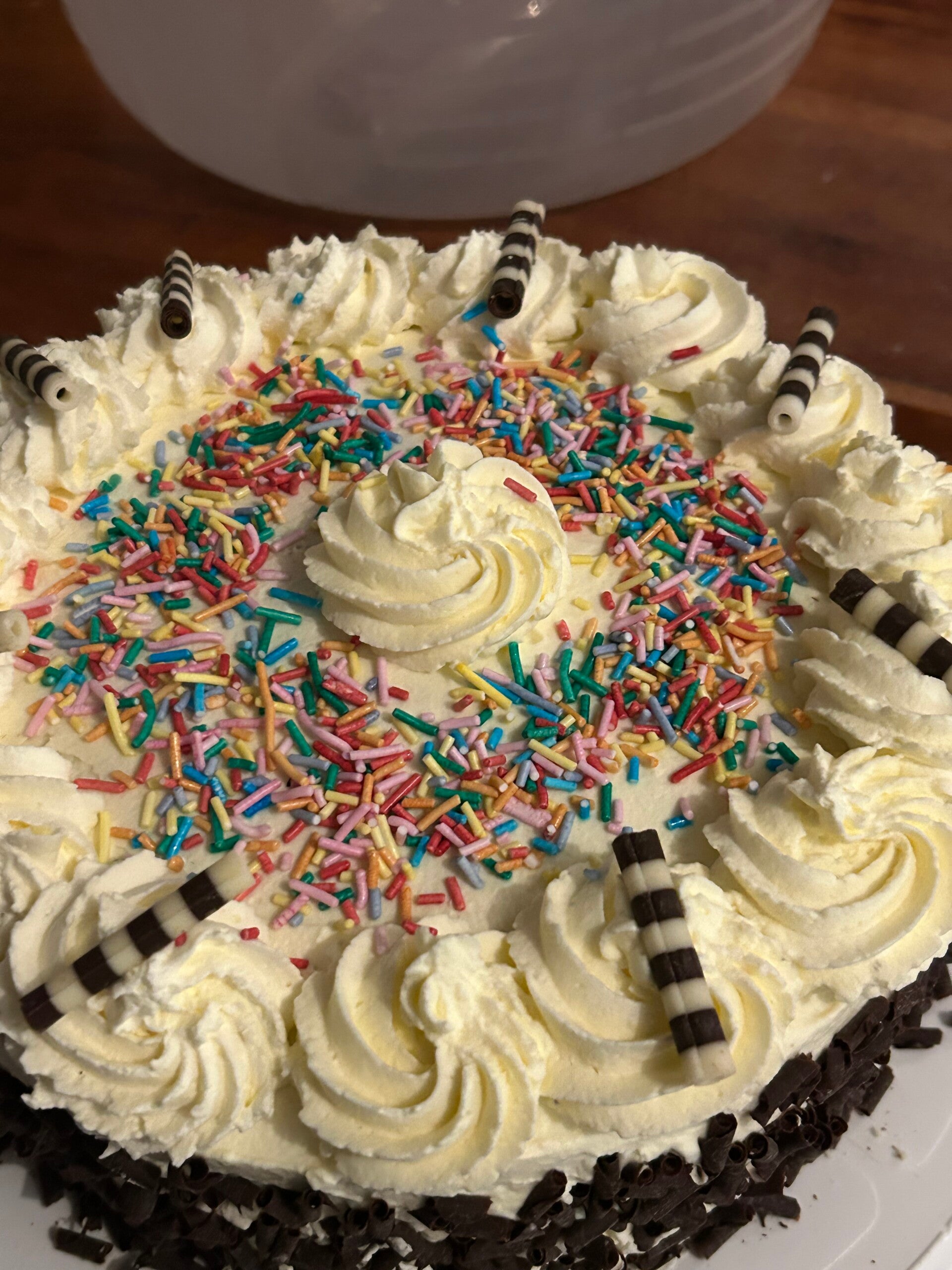 Slagroomtaart 12 tot 18 personen