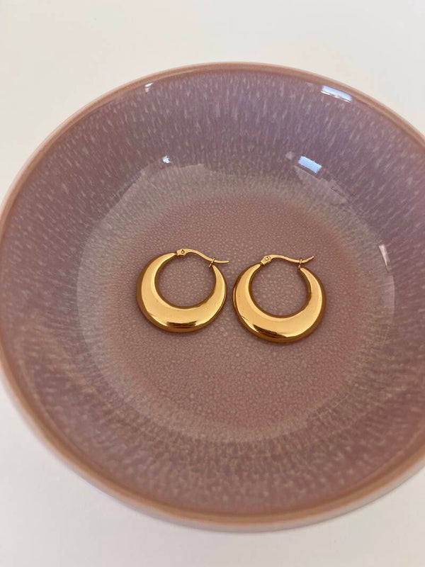 Beautiful hoops goud