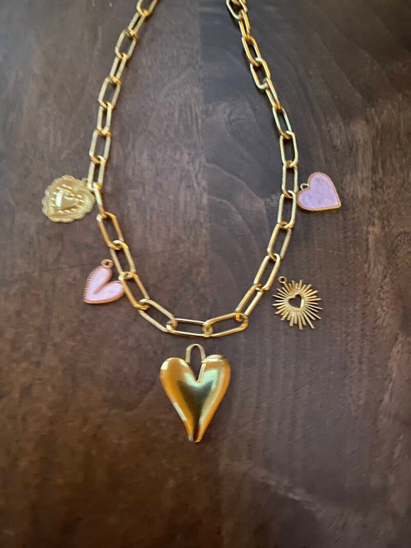 Bedelketting hartjes