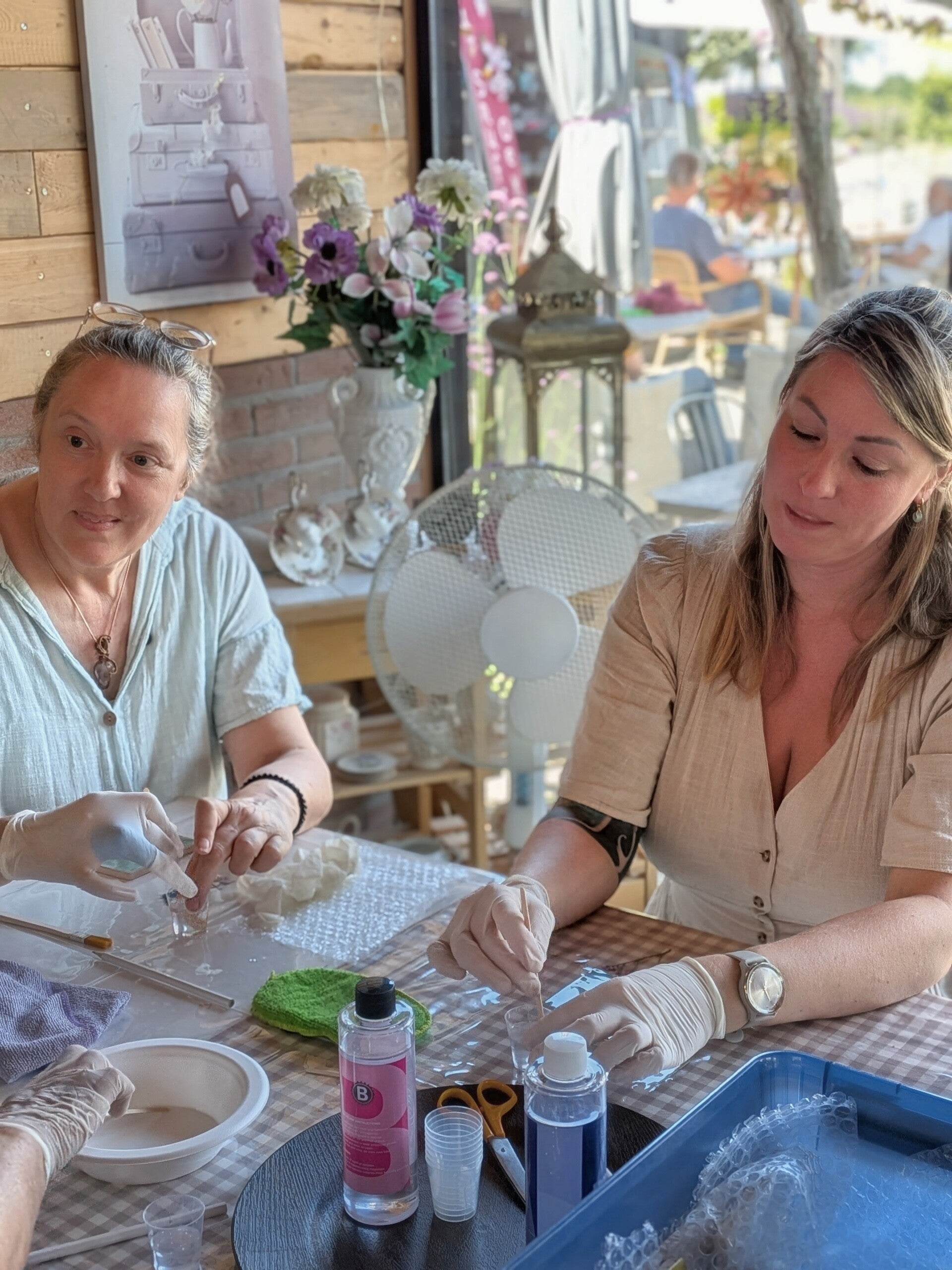 Workshop Bloomies bloemtegeltjes 